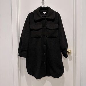 Cozy Faux Sherpa Oversized Jacket